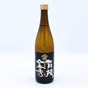 Kamokinshu Junmai Ginjo Omachi Japanese sake bottle